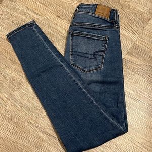 American eagle size 0 hi rise jeggings